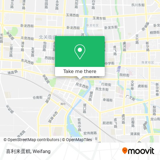 喜利来蛋糕 map