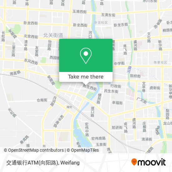 交通银行ATM(向阳路) map
