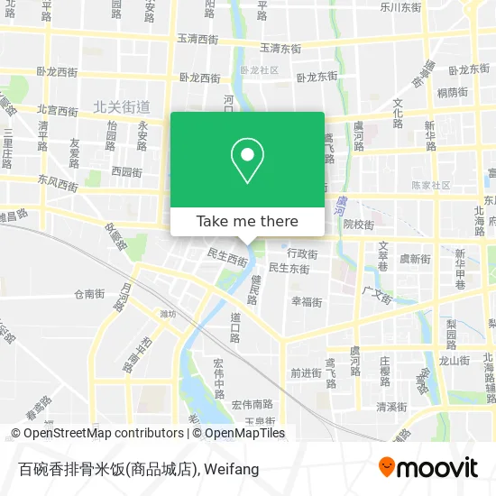 百碗香排骨米饭(商品城店) map
