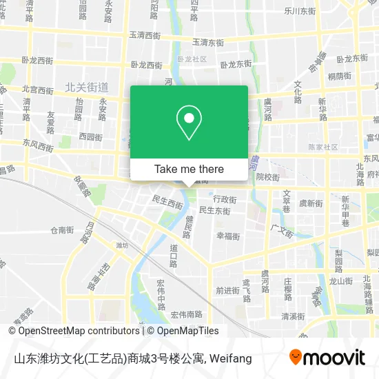山东潍坊文化(工艺品)商城3号楼公寓 map