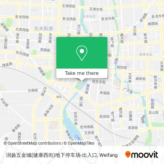 润扬五金城(健康西街)地下停车场-出入口 map
