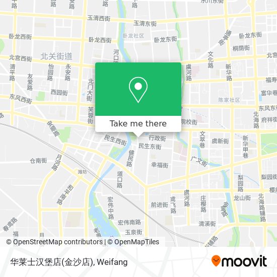 华莱士汉堡店(金沙店) map