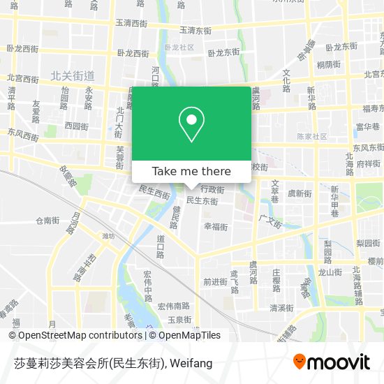 莎蔓莉莎美容会所(民生东街) map