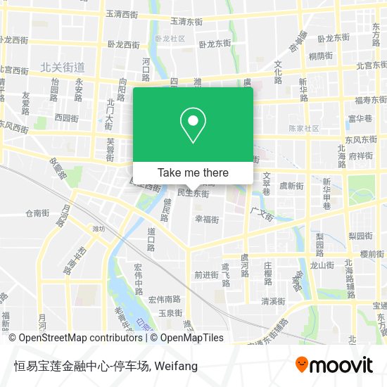 恒易宝莲金融中心-停车场 map