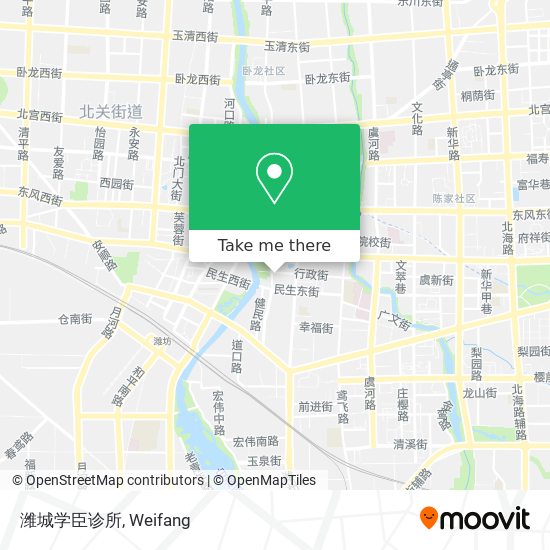 潍城学臣诊所 map
