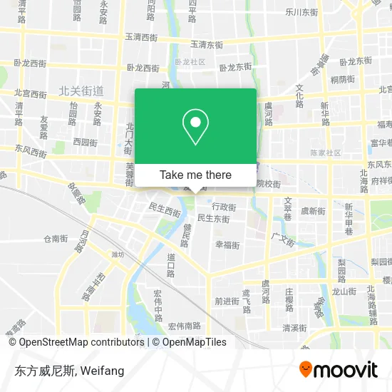 东方威尼斯 map