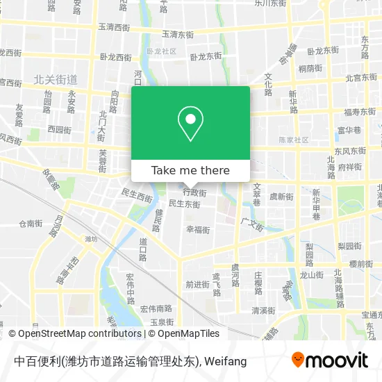 中百便利(潍坊市道路运输管理处东) map