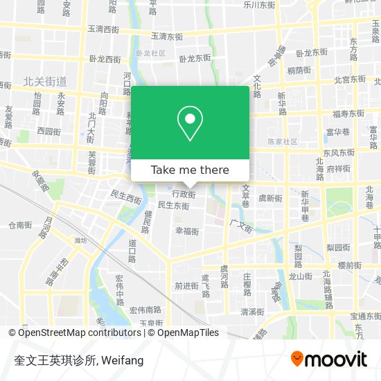 奎文王英琪诊所 map