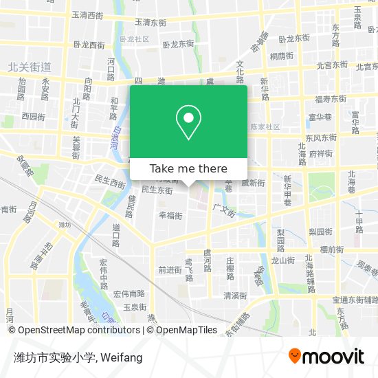 潍坊市实验小学 map