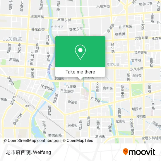 老市府西院 map