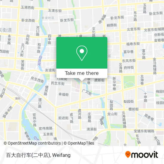 百大自行车(二中店) map