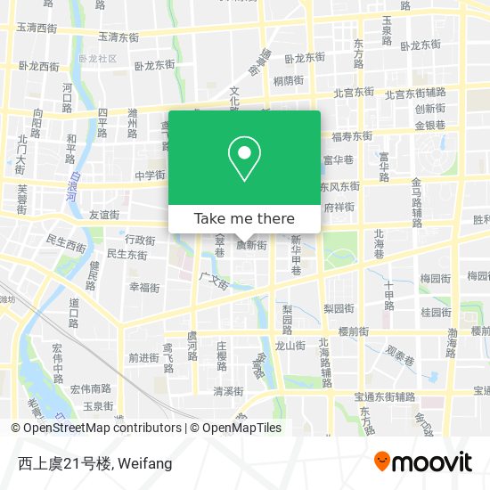 西上虞21号楼 map