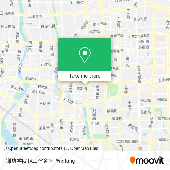 潍坊学院职工宿舍区 map