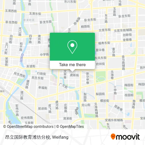昂立国际教育潍坊分校 map
