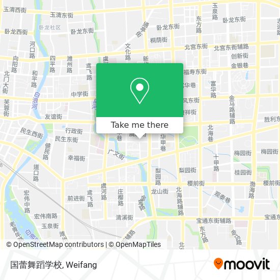 国蕾舞蹈学校 map