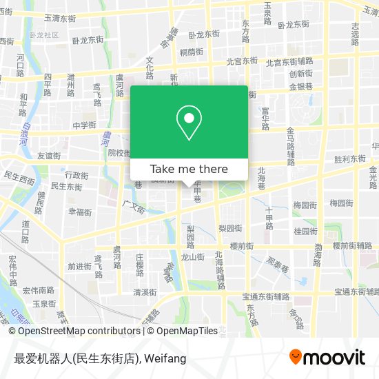 最爱机器人(民生东街店) map