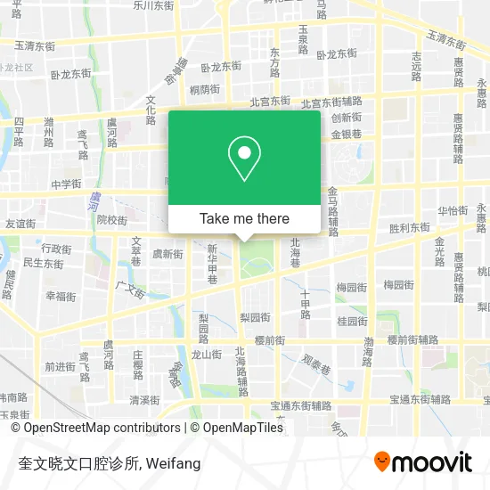 奎文晓文口腔诊所 map