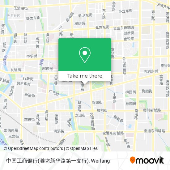 中国工商银行(潍坊新华路第一支行) map