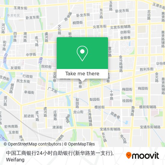 中国工商银行24小时自助银行(新华路第一支行) map