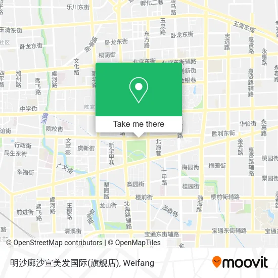 明沙廊沙宣美发国际(旗舰店) map