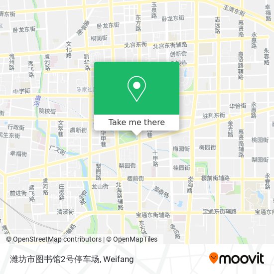 潍坊市图书馆2号停车场 map