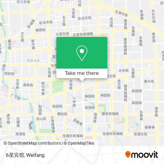 6星宾馆 map