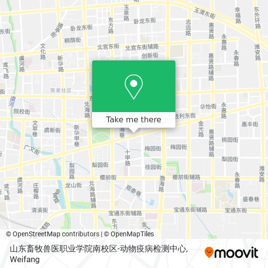 山东畜牧兽医职业学院南校区-动物疫病检测中心 map