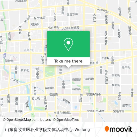 山东畜牧兽医职业学院文体活动中心 map