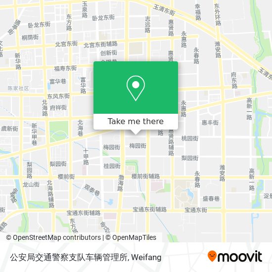 公安局交通警察支队车辆管理所 map