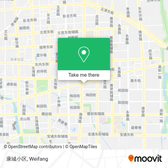 康城小区 map