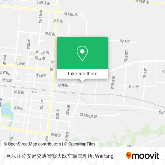 昌乐县公安局交通警察大队车辆管理所 map
