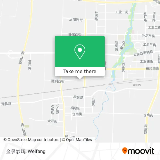 金泉炒鸡 map