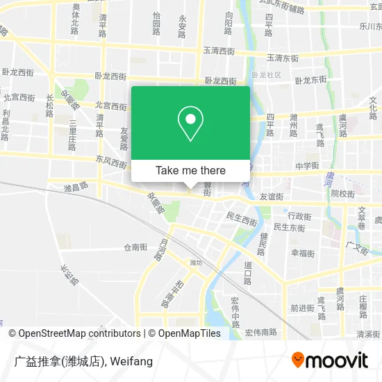广益推拿(潍城店) map