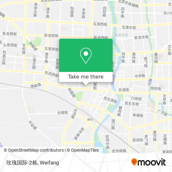 玫瑰国际-2栋 map