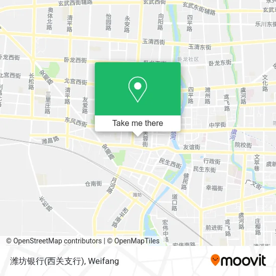 潍坊银行(西关支行) map