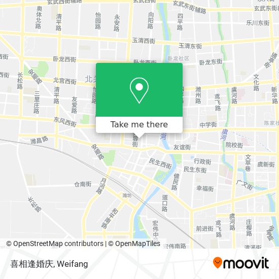 喜相逢婚庆 map