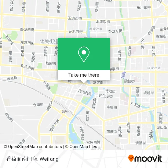 香荷面南门店 map