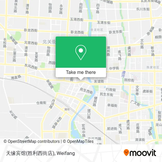 天缘宾馆(胜利西街店) map