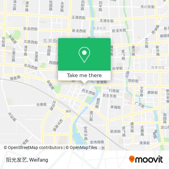 阳光发艺 map