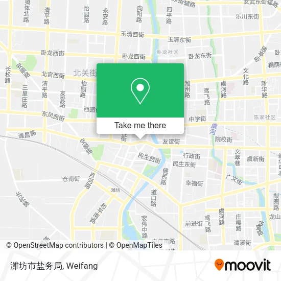 潍坊市盐务局 map