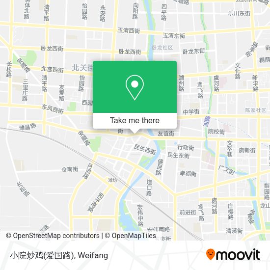 小院炒鸡(爱国路) map