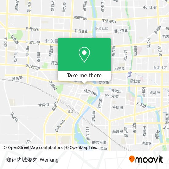 郑记诸城烧肉 map