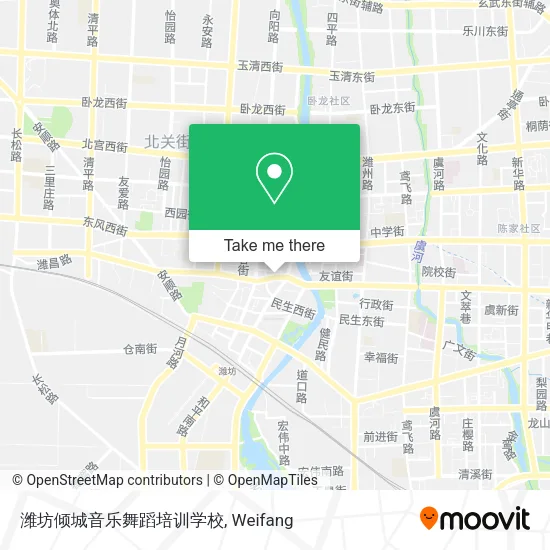 潍坊倾城音乐舞蹈培训学校 map
