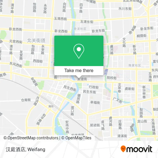 汉庭酒店 map