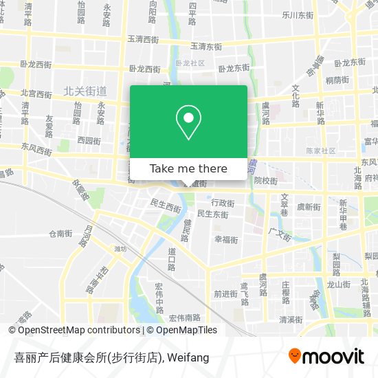 喜丽产后健康会所(步行街店) map