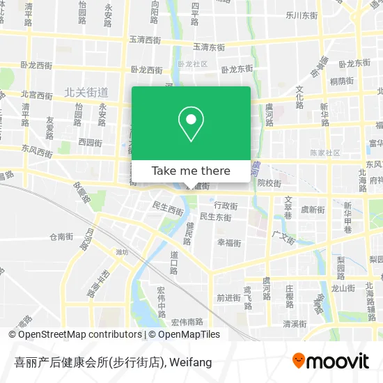 喜丽产后健康会所(步行街店) map