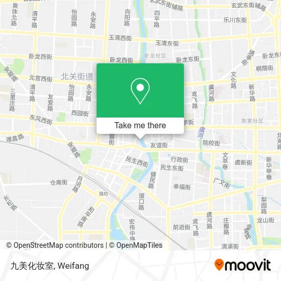 九美化妆室 map