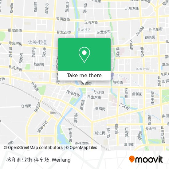 盛和商业街-停车场 map
