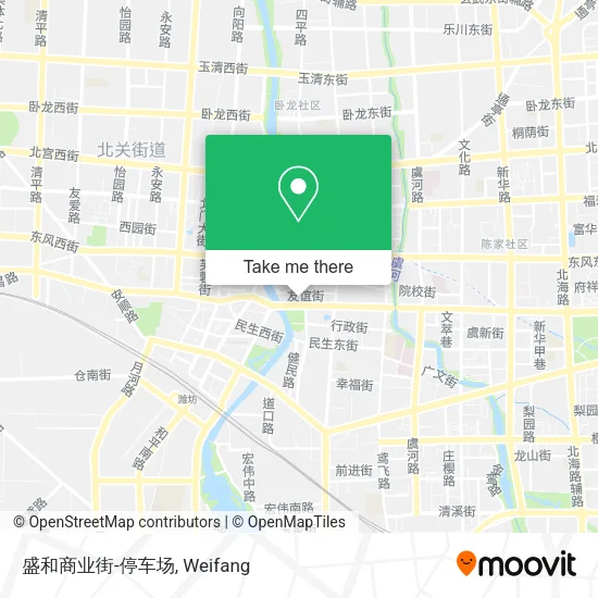 盛和商业街-停车场 map