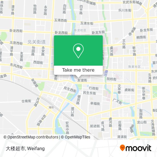 大楼超市 map